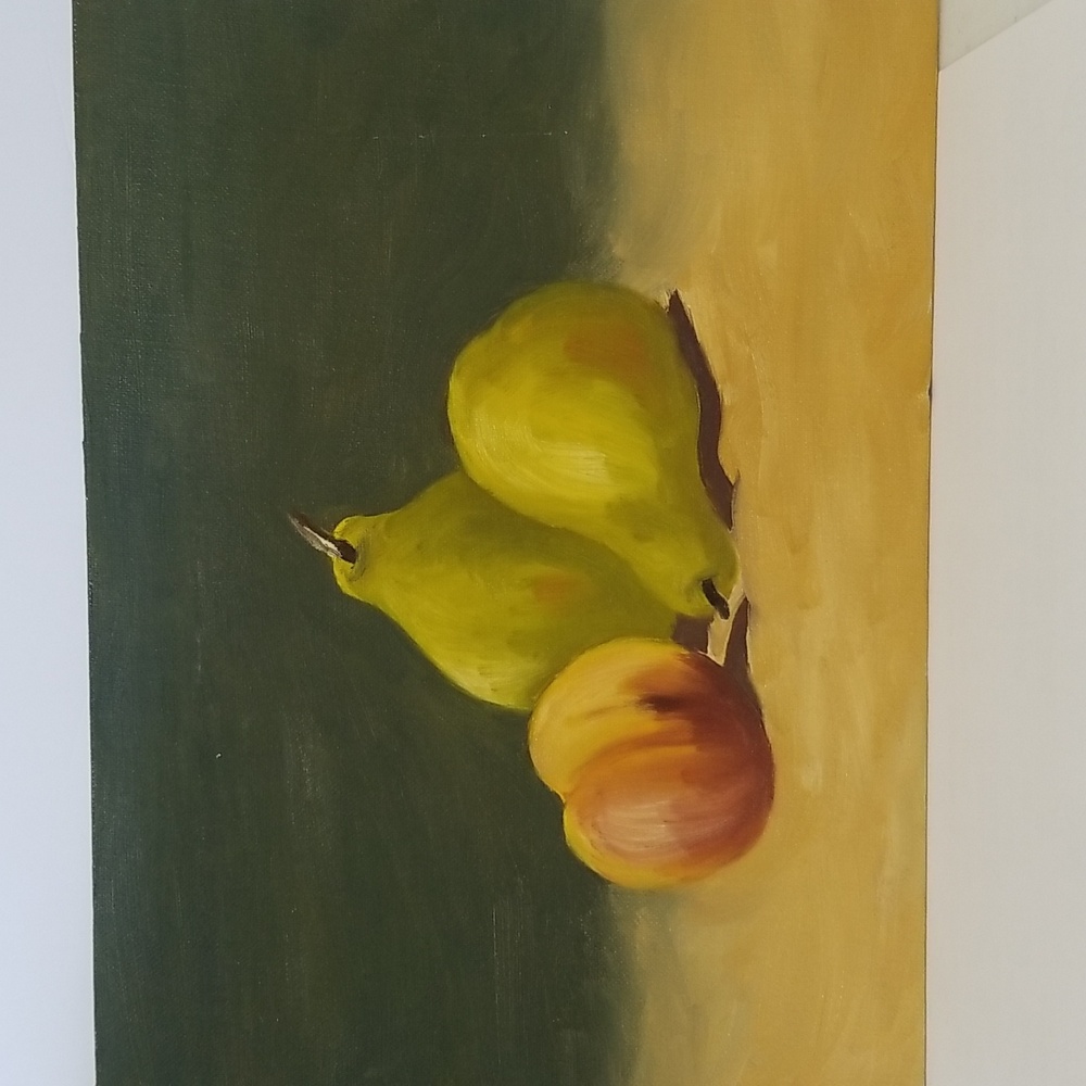 Vintage Original Art "Fruit" 9 x 12"